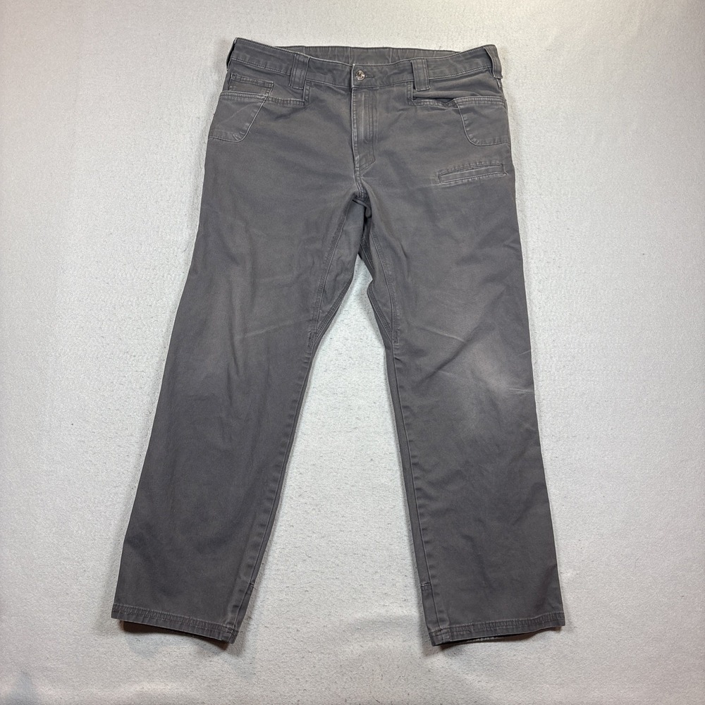 Noble Outfitters Men‎ Gray Khaki Work Pants 38x32 (42X32 measures) Utility Cargo